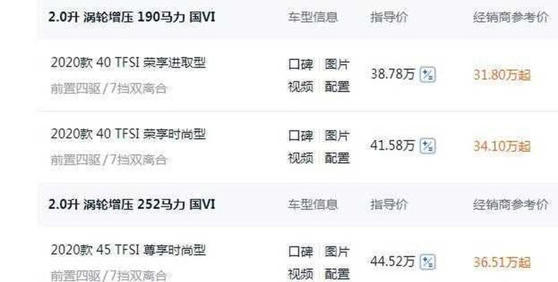汽车报价